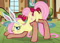 Fluttershy stockings bunny by FluttershyFanN80085