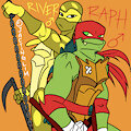my RotTMNT turtle OC River by riverhayashi