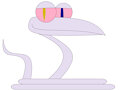 Albino Knotty the Snake
