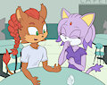 Blaze and Klaue comm by Loshon