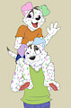 Dot and Adam by JakeyPup