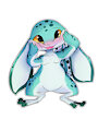 Blep frog by PrincessCres