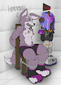 Commission - Wolf & New Wolf