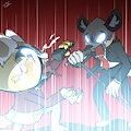 bumping a heart to heart by TsuchinokoDASH