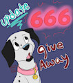 666 giveaway?? by FeralTwi