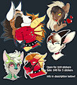 $10 telegram stickers/head-shots [OPEN]