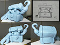 Crab in pirate chest by veaxvoid