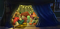 Blanket fort