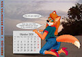 Fox Calendar 2020 - October