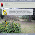 Ask My Characters - Who is the blonde leopard girl? by Micke