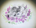 Flower deer by rehkitz3