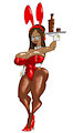 Amazonian Bunny Girl (Red)