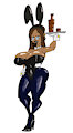 Amazonian Bunny Girl (Black)