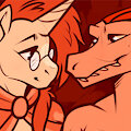 Sunburst and Toffee - Shellsweet Commission #14 by MrAnonArtemis