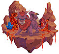 King of the flames (fanart) by Boopleton