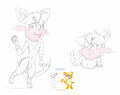 Me Chris and me Christal the Litten - My new main Pokesona OC selves