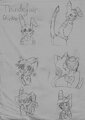 Thundefair's telegram sticker sketches
