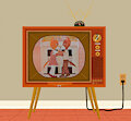 Clarence and Sheryl on TV