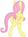 MLP SFW Fluttershy wiggle butt by FluttershyFanN80085