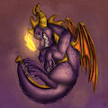 Spyro by sketchbookantagonist