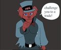 challenge you to a trade! I'm serious