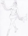 Burlesque Barn Owl (Sketch) by Dragonmelde