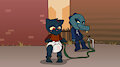 (Animation) Mae gets her pamps hosed by Parumpee