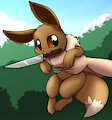 Eevee caught by OtakuAP