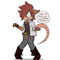 Commission: Anthro Mouse OC Post-Transformation by ovipossession