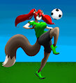 Soccer Practice by KiyoshiFox