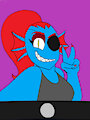 Goth Fish Gf (With Alt hair) by megacheese