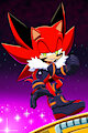 Chaos Creator's SeptemberCard : Rav in Stardust speedway by Ravrous