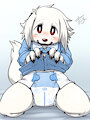 Fuyuki with diaper by TsuchinokoDASH
