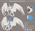 Fursona Reference Sheet by Drackonthanri