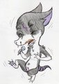ryo as a wee little tyke by w0rmy