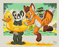 Duck Pool Toy by pandapaco