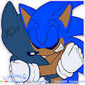 Sonic Hug Sticker - smile!