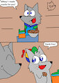 Snack time for Mikey