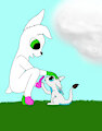 Razzle and SillyDragon by LiffyYiffy12