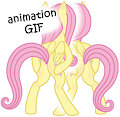 MLP SFW Fluttershy little wiggle dance by FluttershyFanN80085
