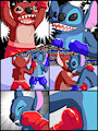 Leroy vs Stitch by Fatherlycobra