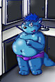 Bluebelly in the Kitchen by Diddles