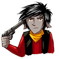 Donovan with gun sticker by Zrcalo