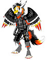 zee gryphone reference and character design by Zrcalo