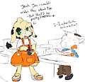 Ace at Femboy Hooters by BoredomWithFriends