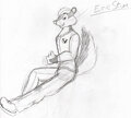 [Old Art] EricSkunk Sketch by Carol Rosencranz