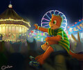 At the Night Festival