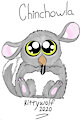 Another hybrid character chinchilla with an owl by Kittywolf