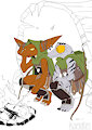 Arrow and Tready of Unit 11, Resting