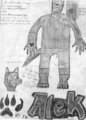 Aleksander Commison / Drawing by BryonFurwolf